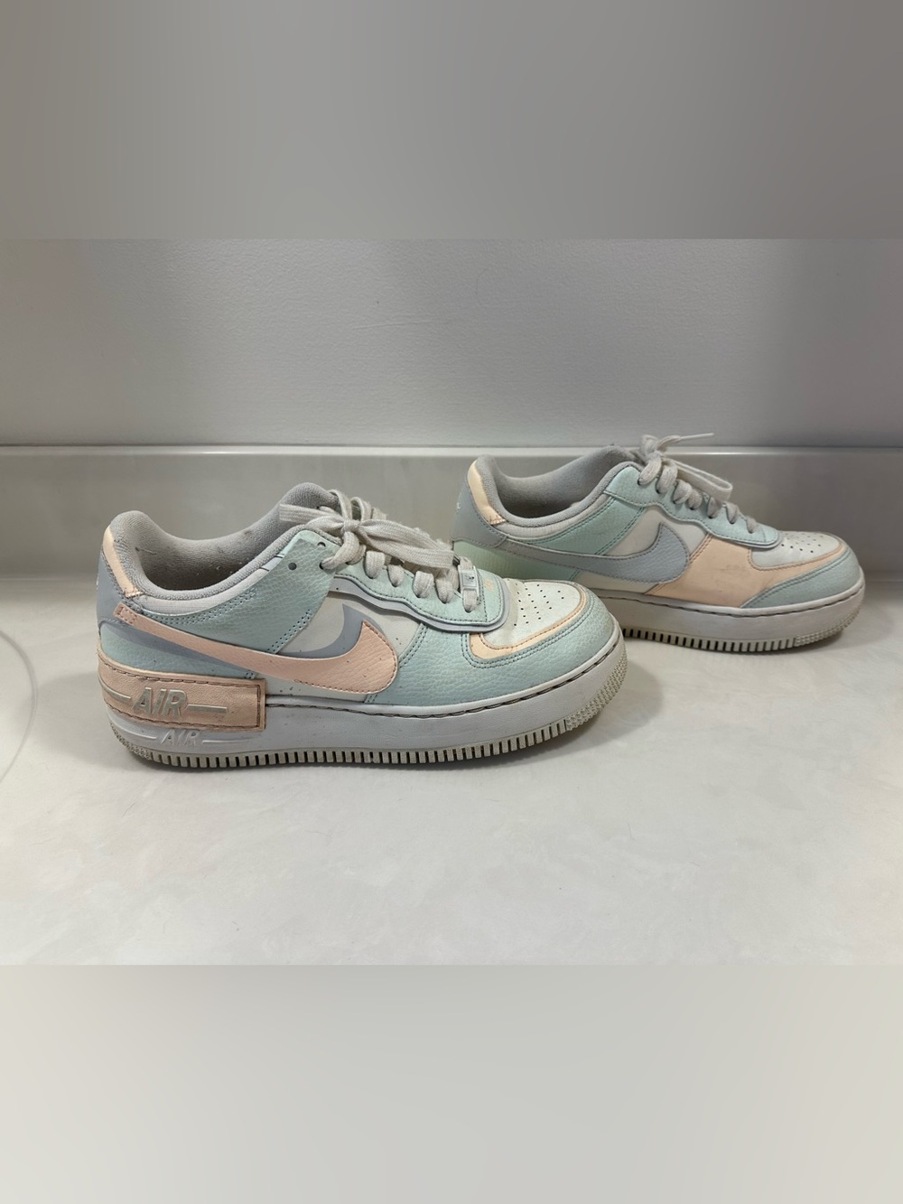 Nike Air Force 1 Shadow Barely Mint/Crimson Tint